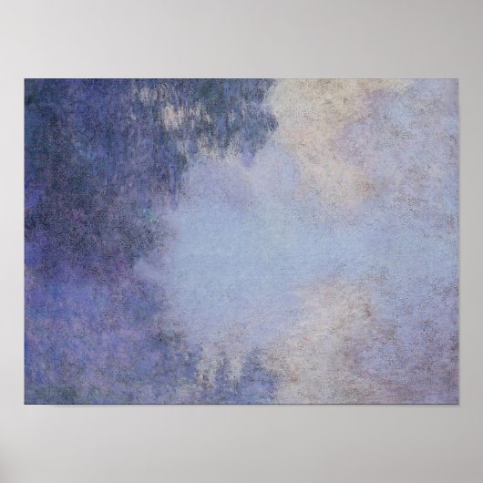 Monet - Branch of the Seine near Giverny Poster (Voorkant)