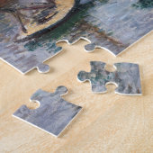 Monet Bridge Argenteuil Grey Day Fine Art Legpuzzel (Zijkant)