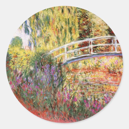 Monet Bridge Over Water Lelies Stickers (Voorkant)