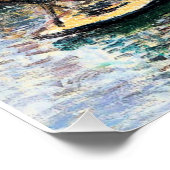 Monet - Brug in Argenteuil op een grijze dag Perfect Poster (Hoek)