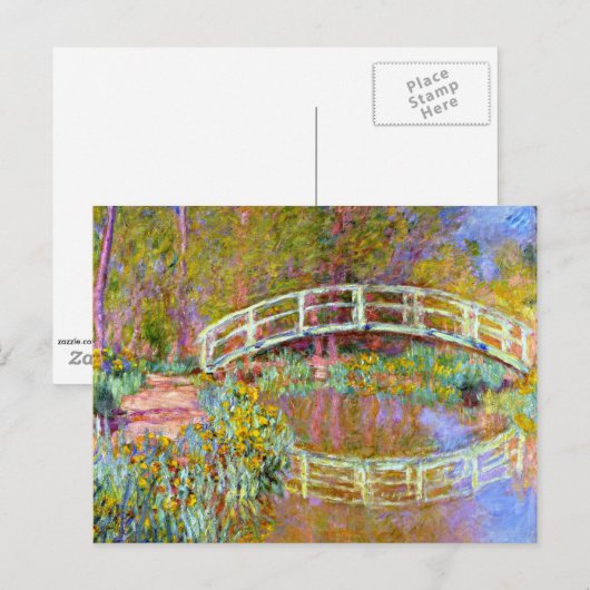 Monet - Brug in de tuin van Monet Briefkaart (Voorkant / Achterkant)
