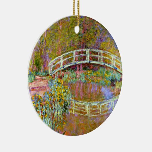 Monet - Brug in de tuin van Monet Keramisch Ornament (Rechts)