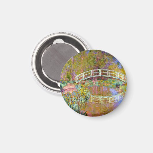 Monet - Brug in de tuin van Monet Magneet (Voorkant / Achterkant)