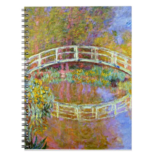 Monet - Brug in de tuin van Monet Notitieboek (Voorkant)
