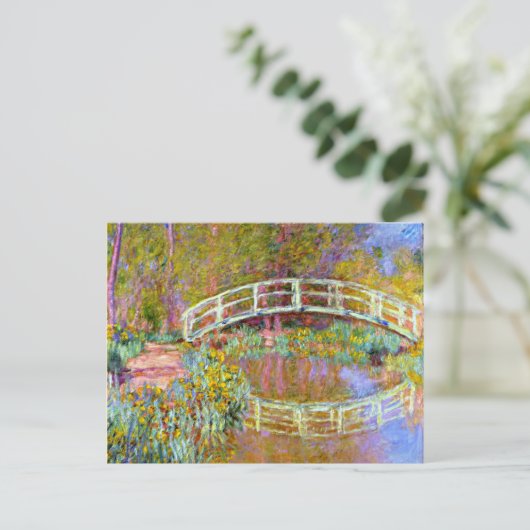 Monet - Brug in Monet's tuin Briefkaart (Staand voorkant)