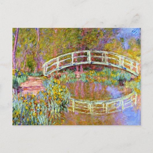 Monet - Brug in Monet's tuin Briefkaart (Voorkant)