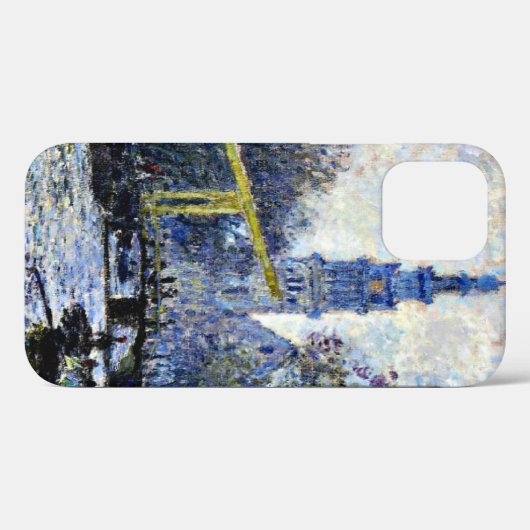 Monet - Canal in Amsterdam, Case-Mate iPhone Case (Achterkant (horizontaal))