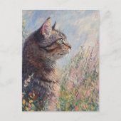 Monet Cat Briefkaart (Voorkant)