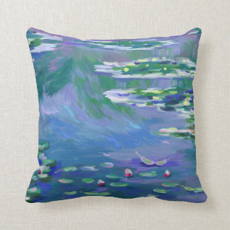Monet Caulobacter Lilies Pillow Kussen
