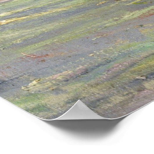 Monet Champ Tulipes en Fancy Llama Poster (Hoek)