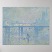 Monet - Charing Cross Bridge Poster (Voorkant)