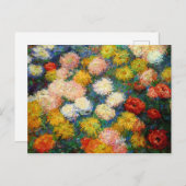 Monet - Chrysanthemums, 1897 Briefkaart (Voorkant / Achterkant)