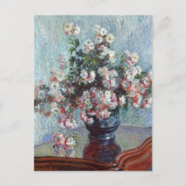 Monet Chrysanthemums Floral Impressionisme Briefkaart