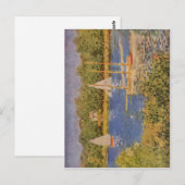 Monet, Claude Das Seinebecken bei Argenteuil 1874  Briefkaart (Voorkant / Achterkant)