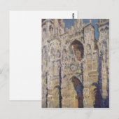 Monet, Claude Kathedrale von Rouen (Das Portal und Briefkaart (Voorkant / Achterkant)