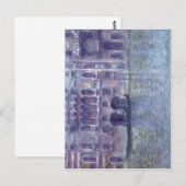 Monet, Claude Palazzo da Mula, Venedig 1908 Techni Briefkaart (Voorkant / Achterkant)