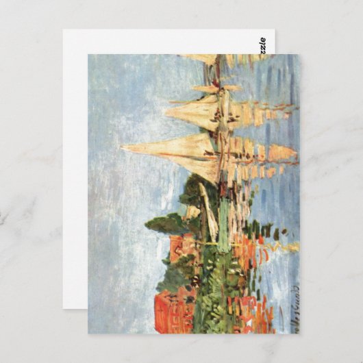 Monet, Claude R?gate? Argenteuil Regatta bei Arge Briefkaart (Voorkant / Achterkant)