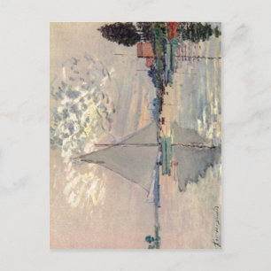 Monet, Claude Segelboot in Le-Petit-Gennevilliers  Briefkaart