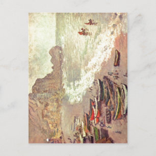 Monet, Claude? tretat, der La Porte d'A van de Briefkaart