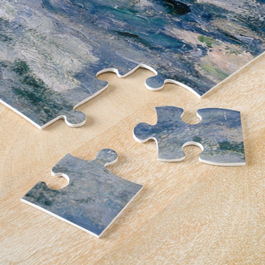 Monet Cliff of Aval & Black Horse Compilation Legpuzzel (Zijkant)