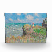 Monet Cliff Walk bij Pourvil Impressionist Paintin Fotoblokken (Voorkant)