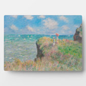 Monet Cliff Walk bij Pourvil Impressionist Paintin Fotoplaat (voorkant)