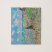 Monet Cliff Walk bij Pourvil Impressionist Paintin Legpuzzel (Verticaal)