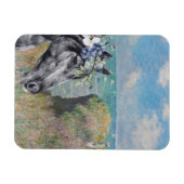 Monet Cliff Walk & Black Horse compilatie Magneet (Horizontaal)