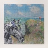 Monet Cliff Walk & Black Horse Compilation Legpuzzel (Verticaal)