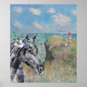Monet Cliff Walk & Black Horse Compilation Poster (Voorkant)