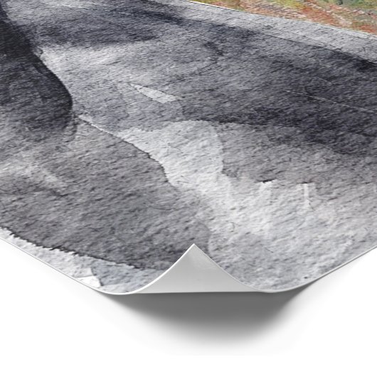 Monet Cliff Walk & Black Horse Compilation Poster (Hoek)