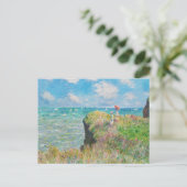 Monet Cliff Walk in Pourville Briefkaart (Staand voorkant)