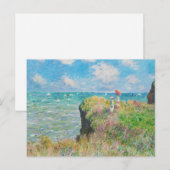 Monet Cliff Walk in Pourville Briefkaart (Voorkant / Achterkant)