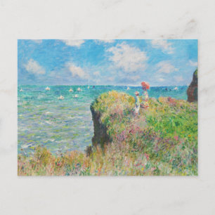 Monet Cliff Walk in Pourville Briefkaart