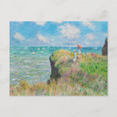 Monet Cliff Walk in Pourville Briefkaart (Voorkant)