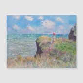 Monet - Cliff Walk in Pourville Magnetic Kaart (Voorkant)