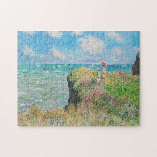 Monet Cliff Walk in Pourville Puzzle Legpuzzel (Horizontaal)