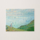 Monet Cliffs bij Pourville Fine Art Legpuzzel (Horizontaal)
