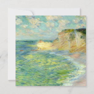 Monet - Cliffs in Amont, beroemd schilderij Kaart