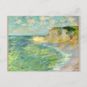 Monet - Cliffs in Amont Briefkaart