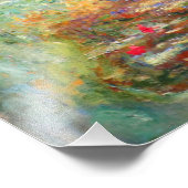 Monet Corner of Water Lily Pond Foto Afdruk (Hoek)