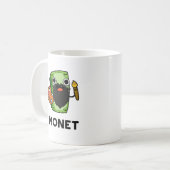 Monet Cute Artist Money Pun Koffiemok (Voorkant links)