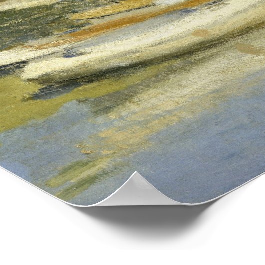 Monet - de Argentijnse brug Poster (Hoek)