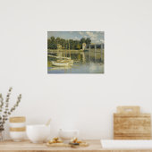 Monet - de Argentijnse brug Poster (Keuken)