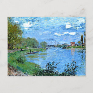 Monet - De Banken van de Seine bij de Grote Jatte Briefkaart