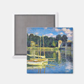 Monet - De brug bij Argenteuil, Impressionisme Magneet (Voorkant / Achterkant)