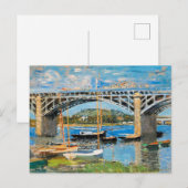 Monet - De brug over de Seine, Briefkaart (Voorkant / Achterkant)