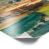 Monet - De brug over de Seine, Foto Afdruk (Hoek)