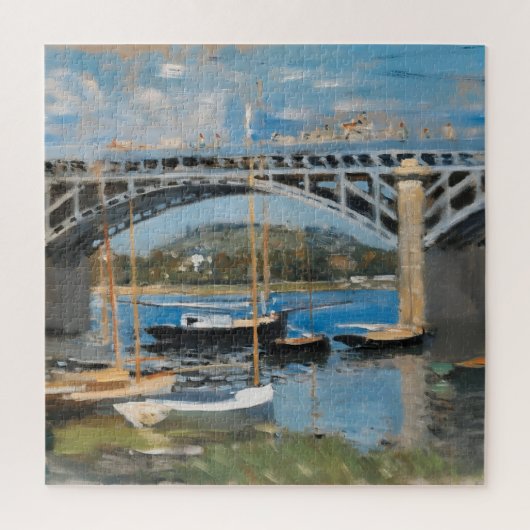 Monet - De brug over de Seine Legpuzzel (Verticaal)