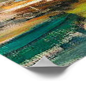 Monet - De brug over de Seine, Poster (Hoek)
